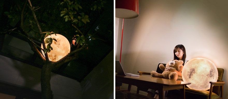 Luna Lamp Brings The Moon Into Your Room Luna Lamp Brings The Moon Into Your Room