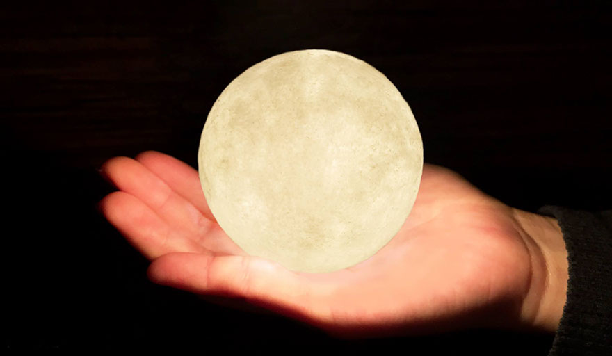 Luna Lamp Brings The Moon Into Your Room Luna Lamp Brings The Moon Into Your Room