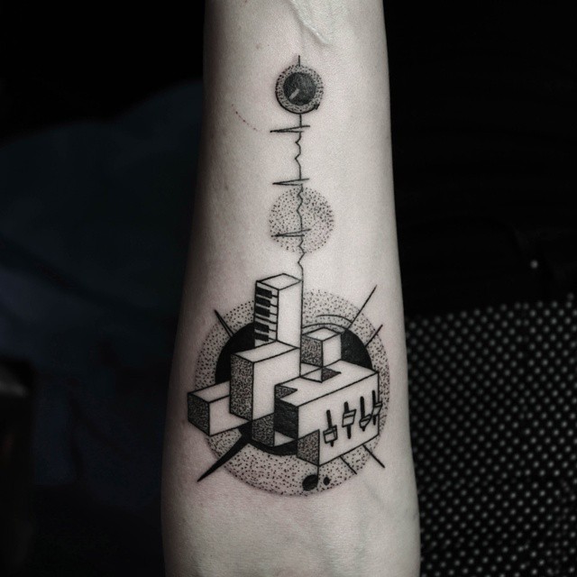 Geometric Tattoos By Turkish Artist Okan Uçkun