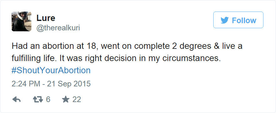Women Tweet Their Abortion Stories Using #ShoutYourAbortion Hashtag To Defend Their Right To Choose