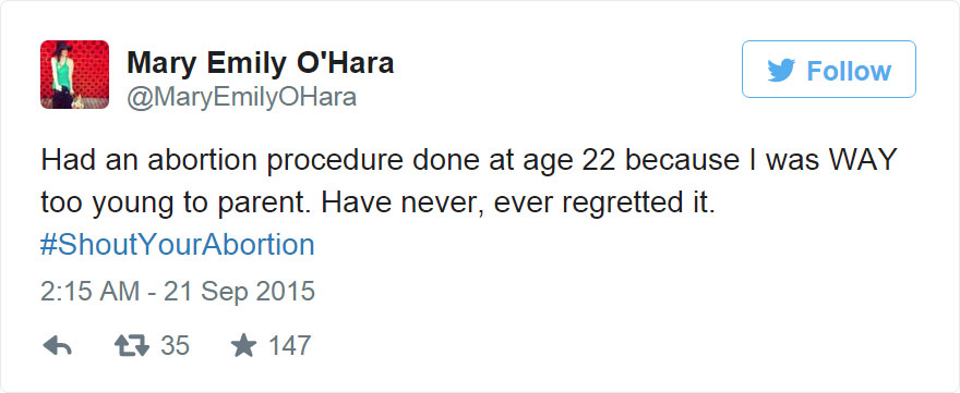 Women Tweet Their Abortion Stories Using #ShoutYourAbortion Hashtag To Defend Their Right To Choose