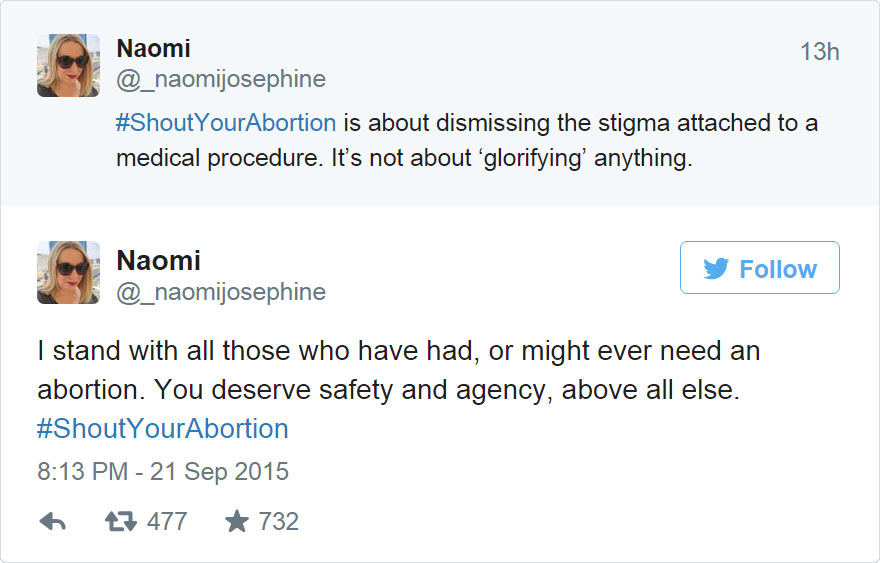 Women Tweet Their Abortion Stories Using #ShoutYourAbortion Hashtag To Defend Their Right To Choose