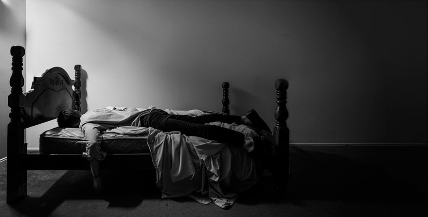 Photographer Documents His Own Depression In Dark Self-Portraits