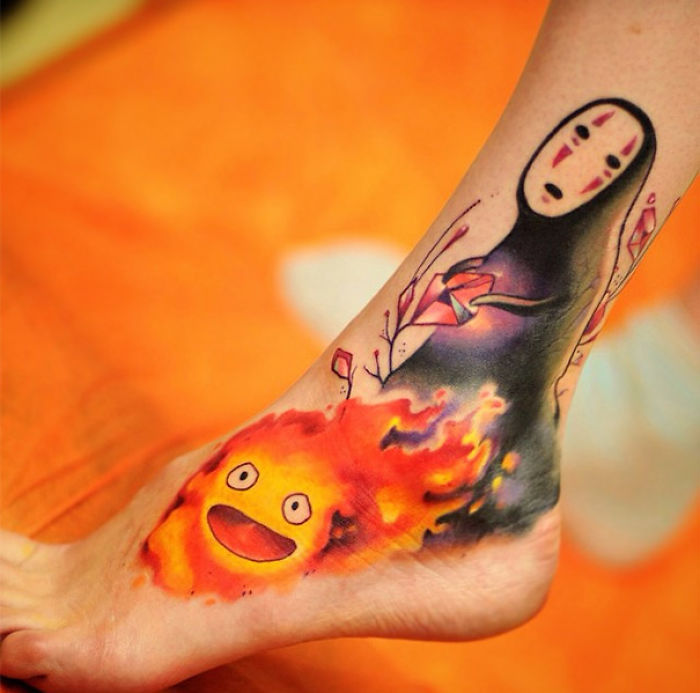 61 Studio Ghibli Tattoos Inspired By Miyazaki Films