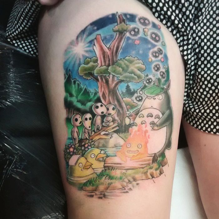 61 Studio Ghibli Tattoos Inspired By Miyazaki Films