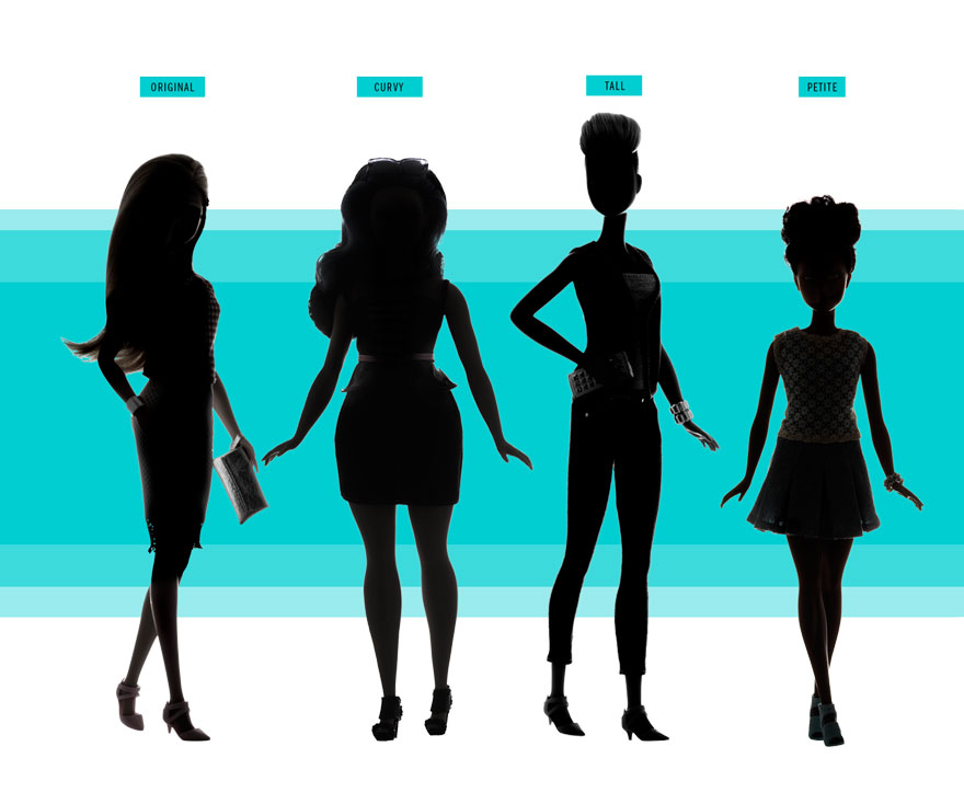 Barbie Releases 3 New Dolls With Realistic Body Shapes Barbie Releases 3 New Dolls With Realistic Body Shapes