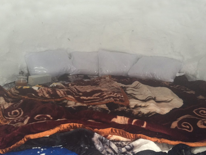 Man Builds Igloo In Brooklyn During Blizzard, Lists It On Airbnb For $200 Man Builds Igloo In Brooklyn During Blizzard, Lists It On Airbnb For $200