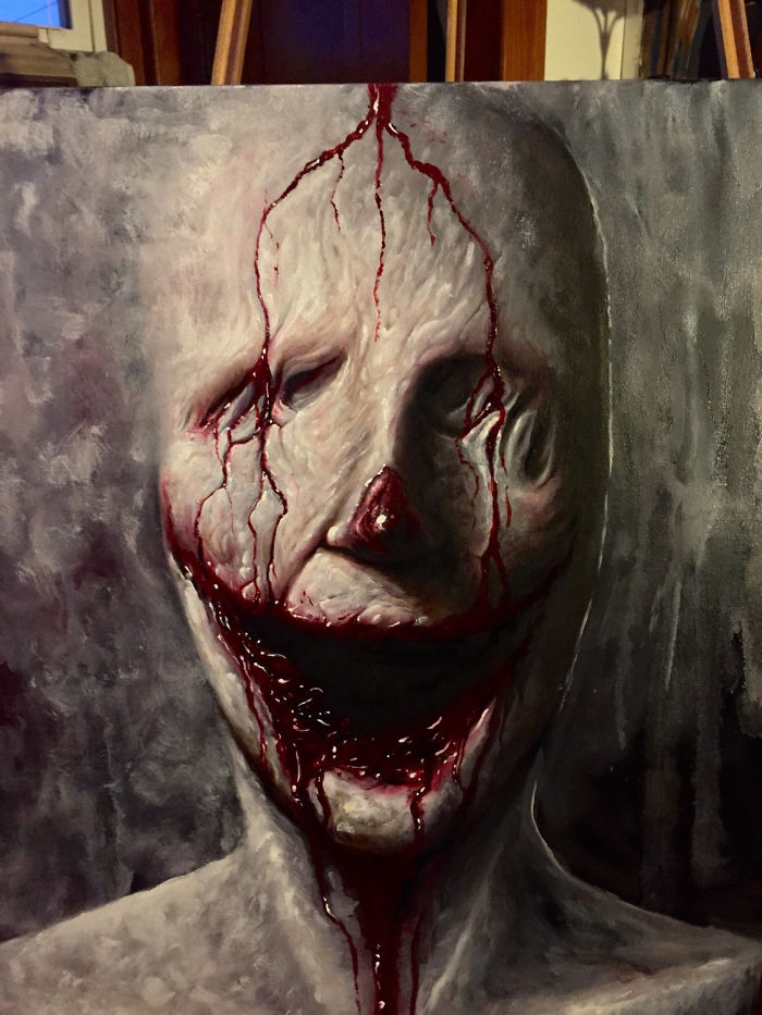 My Latest Horror Paintings Created With Oil