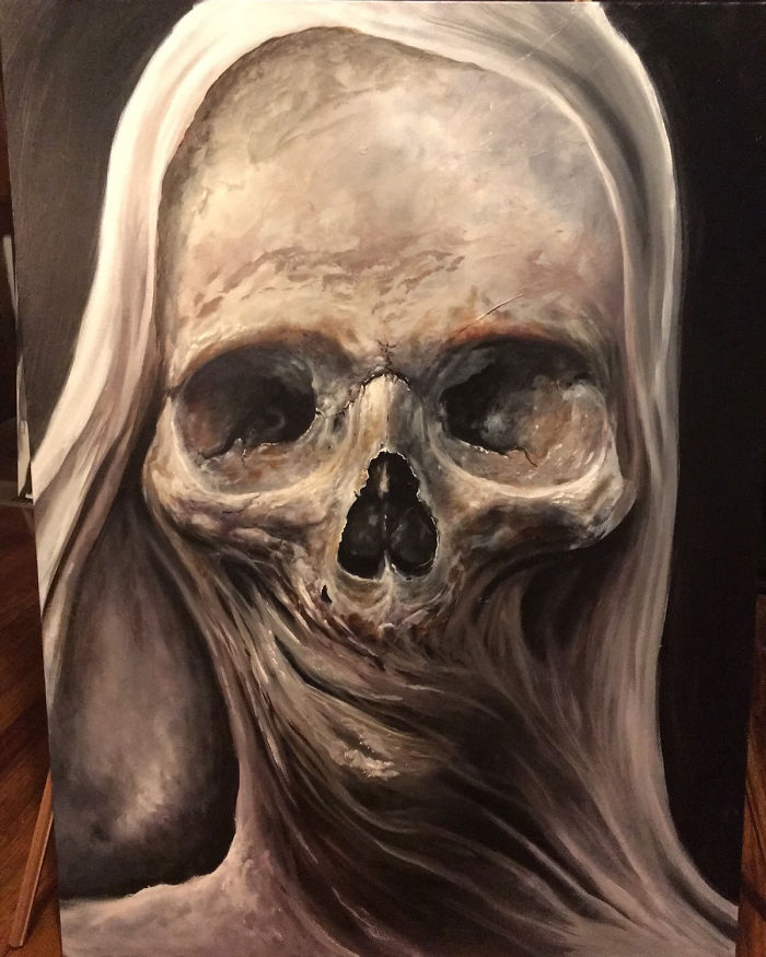 My Latest Horror Paintings Created With Oil