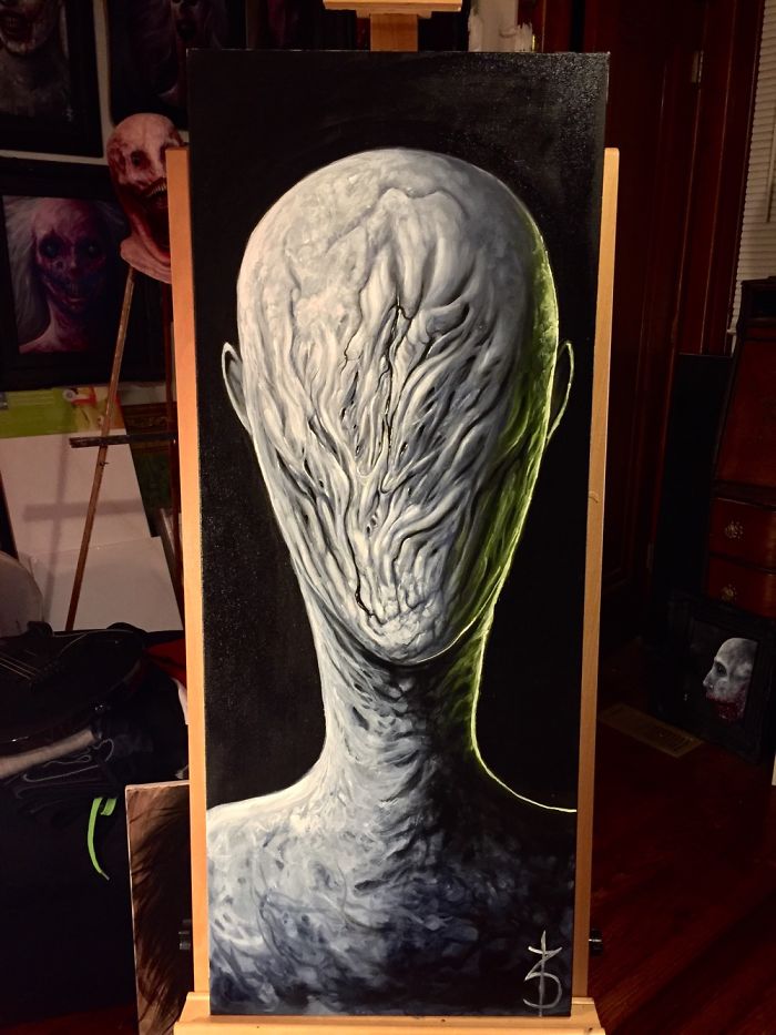 My Latest Horror Paintings Created With Oil