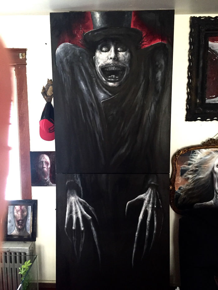 My Latest Horror Paintings Created With Oil