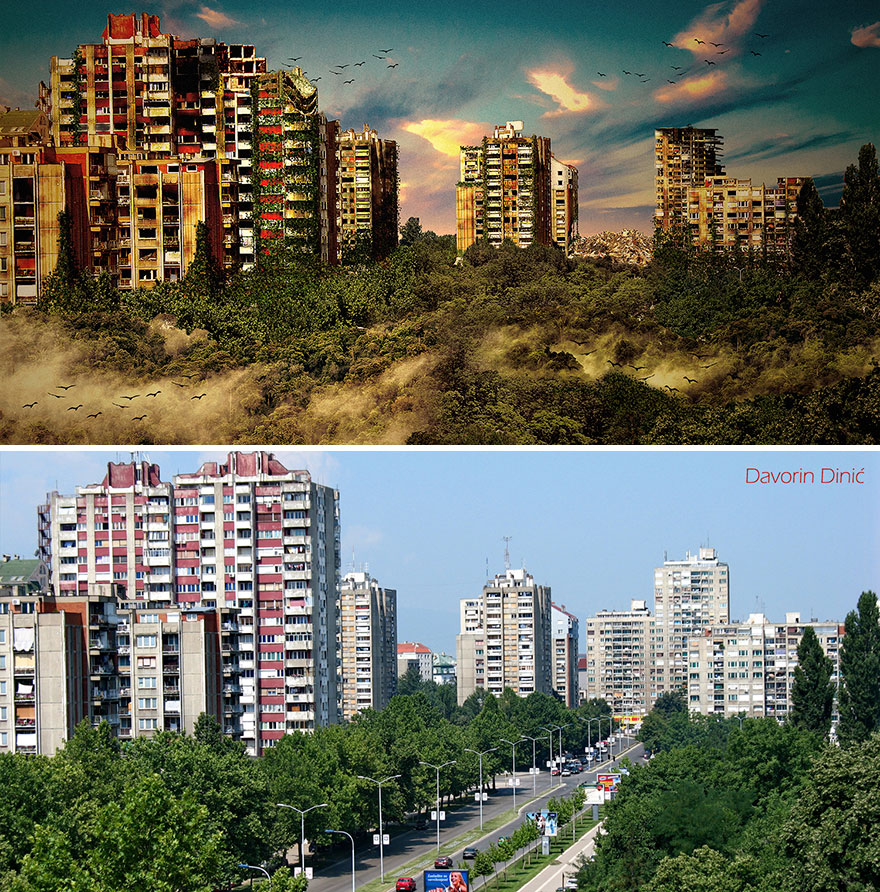 I Imagined How My Hometown Nis, Serbia Would Look After The Apocalypse I Imagined How My Hometown Nis, Serbia Would Look After The Apocalypse