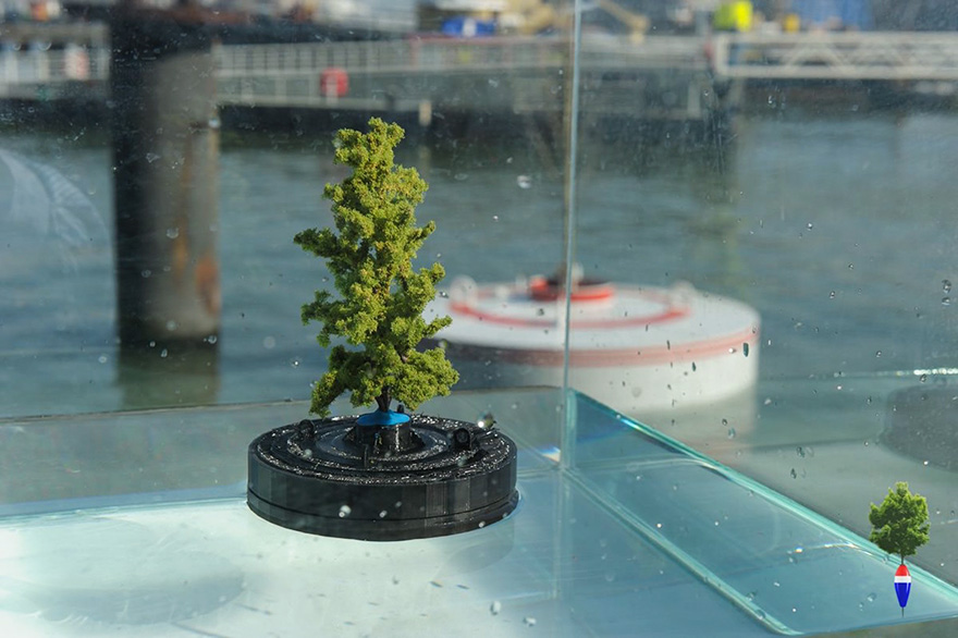 A Floating Forest To Be Installed In Rotterdam A Floating Forest To Be Installed In Rotterdam