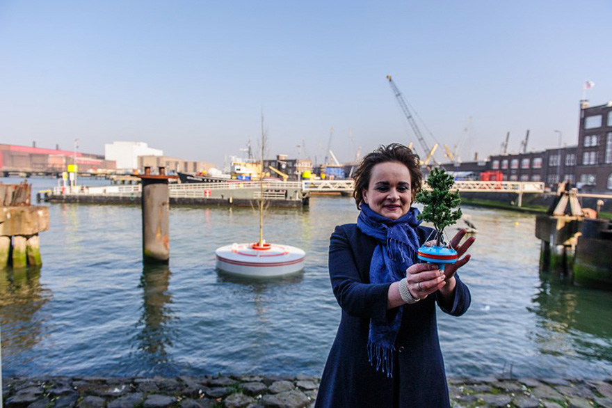A Floating Forest To Be Installed In Rotterdam A Floating Forest To Be Installed In Rotterdam