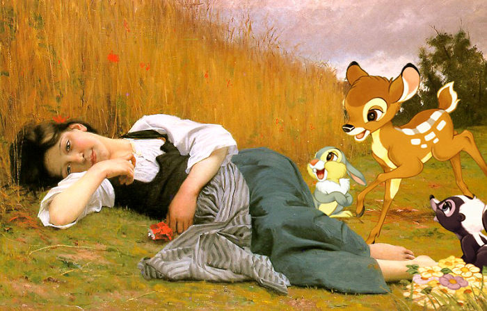 23 Classical Paintings Reimagined With Cartoon Characters 23 Classical Paintings Reimagined With Cartoon Characters