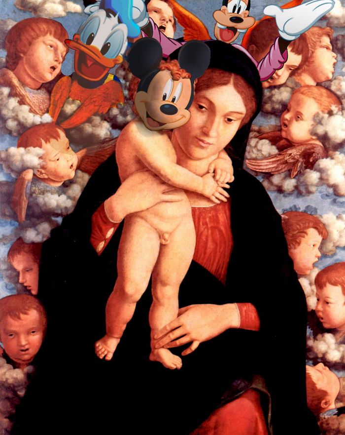 23 Classical Paintings Reimagined With Cartoon Characters 23 Classical Paintings Reimagined With Cartoon Characters