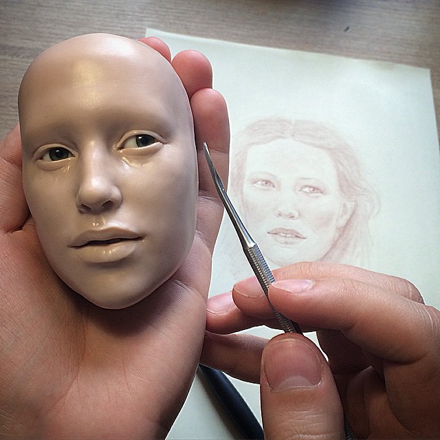 Russian Artist Creates Stunningly Realistic Doll Faces That’ll Make Your Skin Crawl