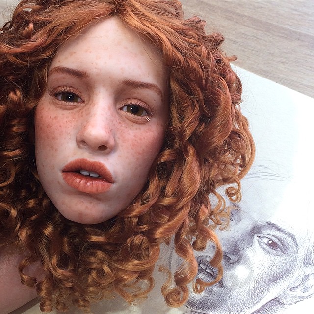 Russian Artist Creates Stunningly Realistic Doll Faces That’ll Make Your Skin Crawl