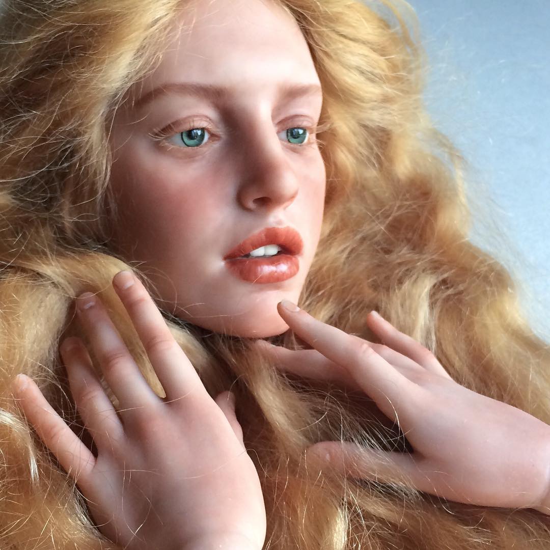 Russian Artist Creates Stunningly Realistic Doll Faces That’ll Make Your Skin Crawl
