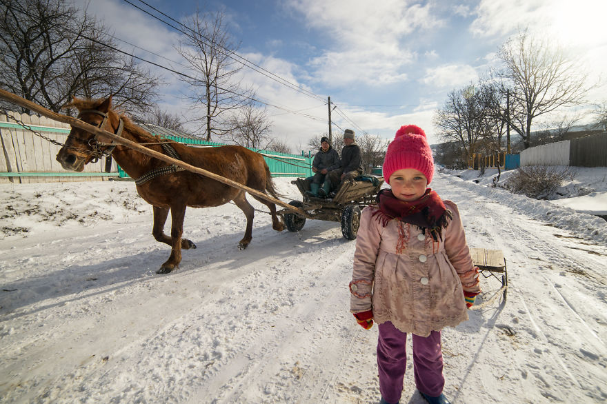 A Glimpse Of The Romanian Winter, Like In The Old Days