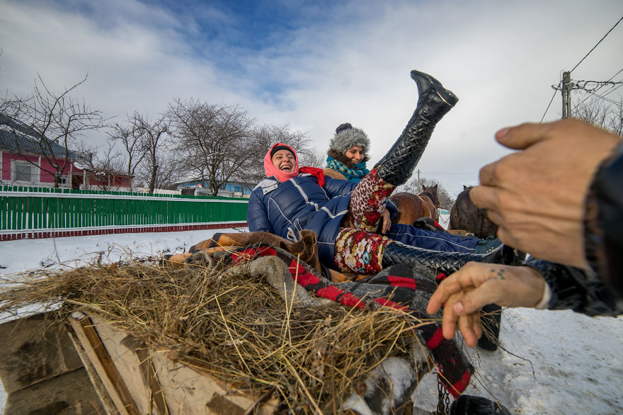 A Glimpse Of The Romanian Winter, Like In The Old Days