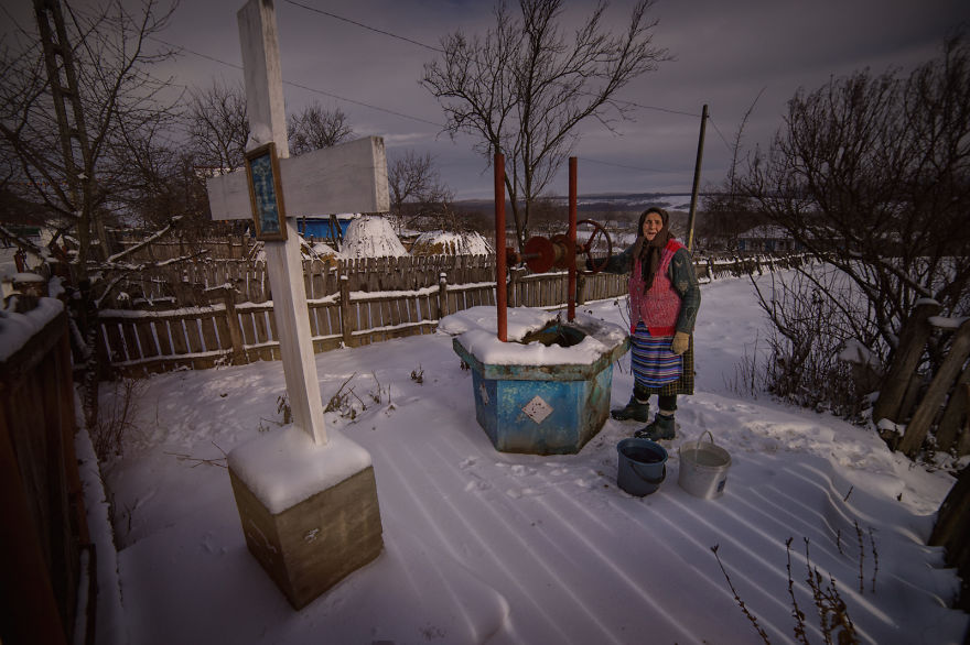 A Glimpse Of The Romanian Winter, Like In The Old Days