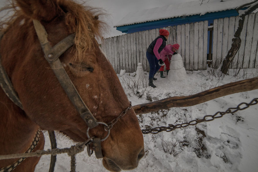 A Glimpse Of The Romanian Winter, Like In The Old Days