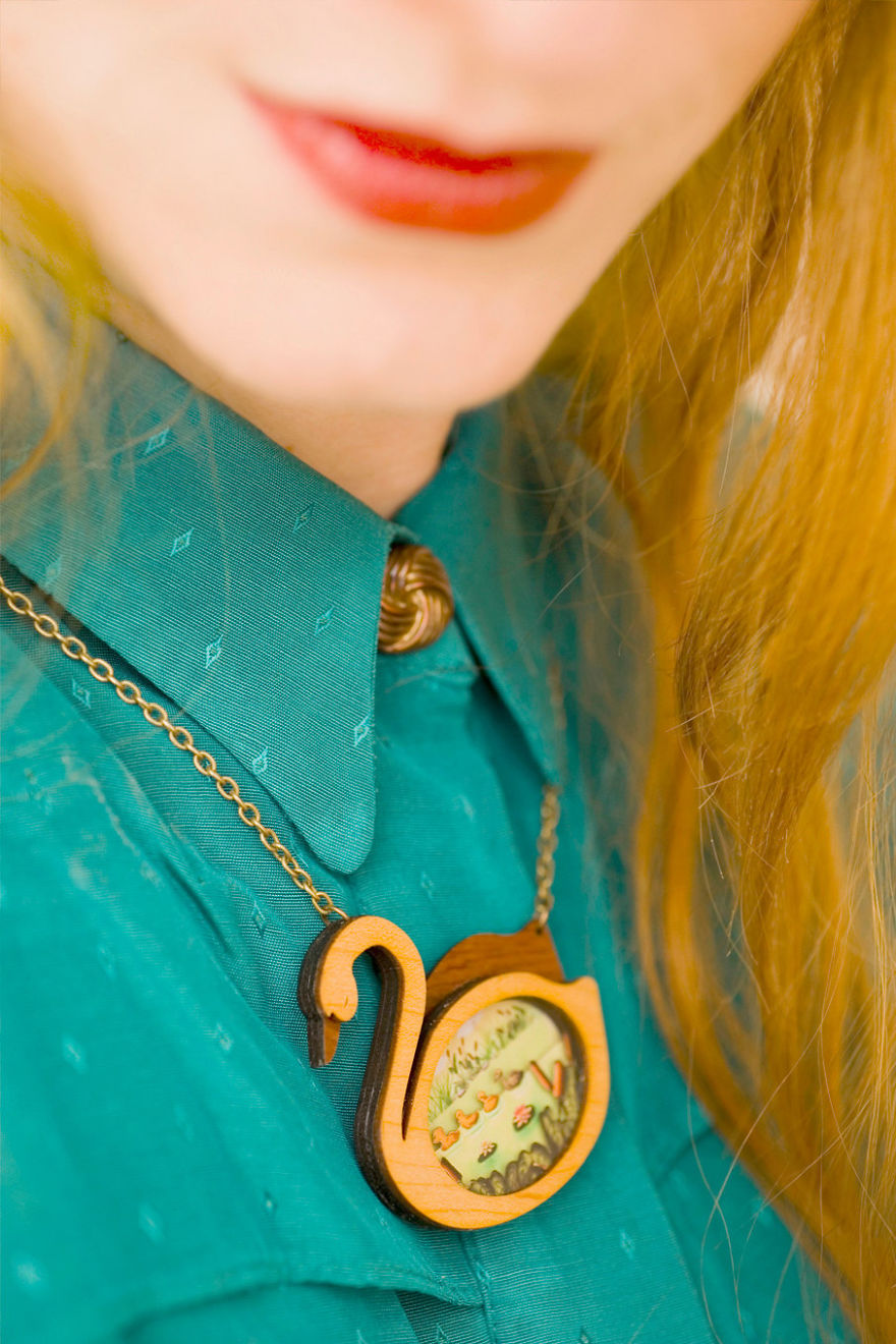 We Create Fairy-Tale Inspired Necklaces With Tiny Scenes Inside