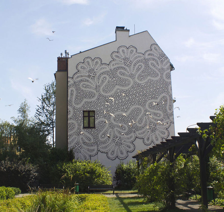 I Cover City Streets In Lace Street Art (Part 2)