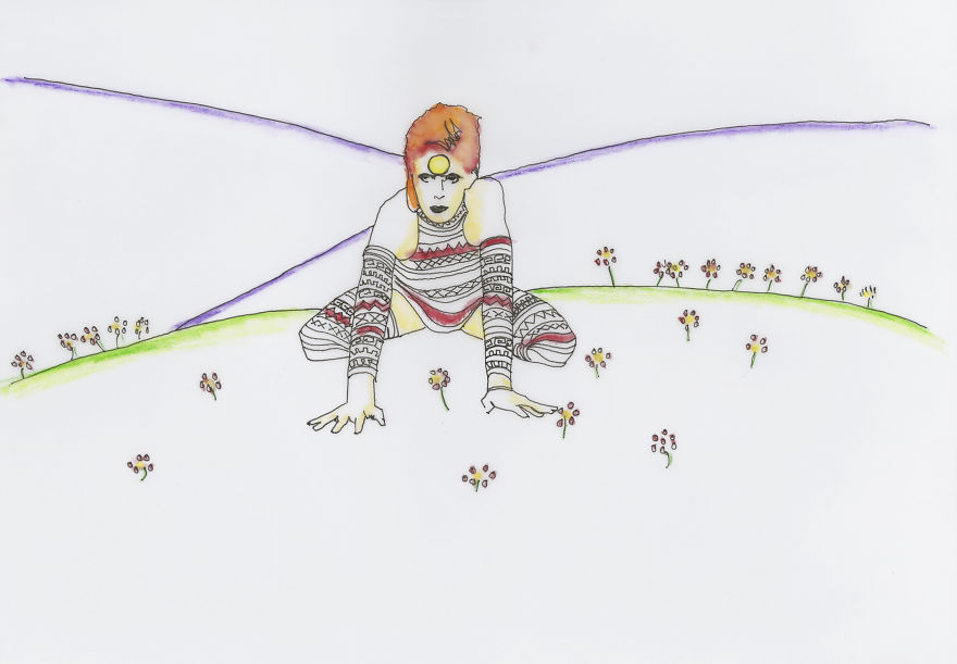 I Drew Ziggy Stardust In The Settings Of ‘The Little Prince’ I Drew Ziggy Stardust In The Settings Of ‘The Little Prince’