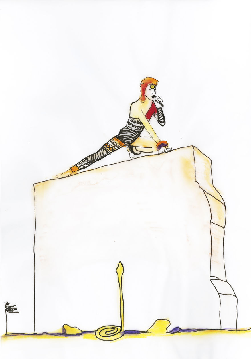I Drew Ziggy Stardust In The Settings Of ‘The Little Prince’ I Drew Ziggy Stardust In The Settings Of ‘The Little Prince’