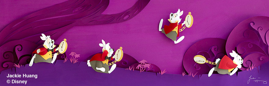 Artist Makes Disney Characters From Layers Of Paper