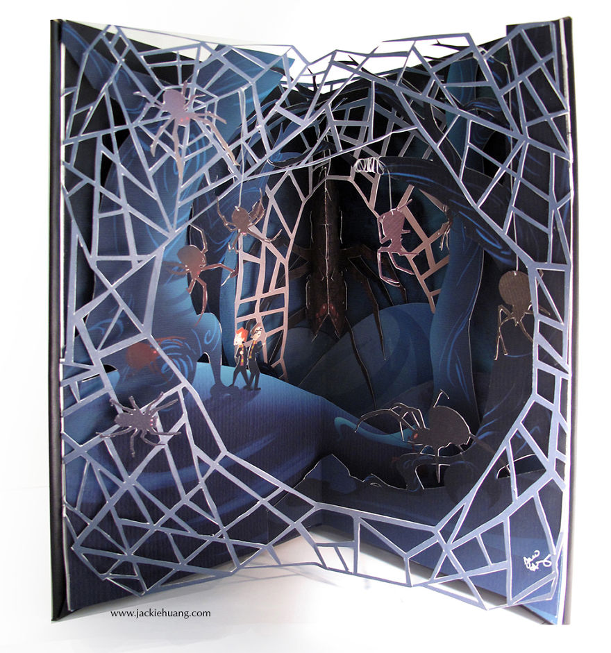 Artist Makes Disney Characters From Layers Of Paper