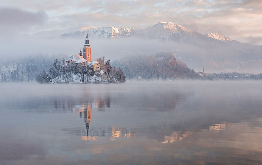 I Photographed Lake Bled On A Fairytale Winter Morning