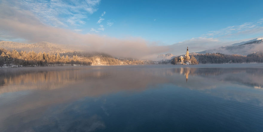 I Photographed Lake Bled On A Fairytale Winter Morning