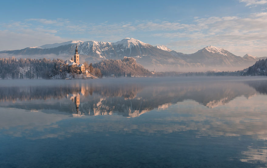I Photographed Lake Bled On A Fairytale Winter Morning