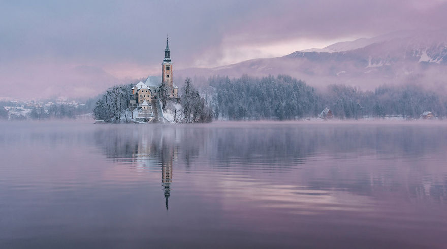 I Photographed Lake Bled On A Fairytale Winter Morning
