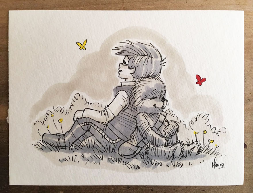 Star Wars Characters Reimagined As Winnie The Pooh And Friends