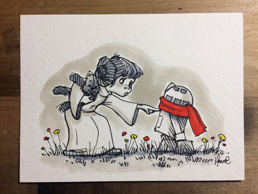 Star Wars Characters Reimagined As Winnie The Pooh And Friends