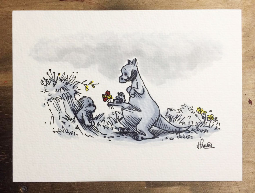 Star Wars Characters Reimagined As Winnie The Pooh And Friends