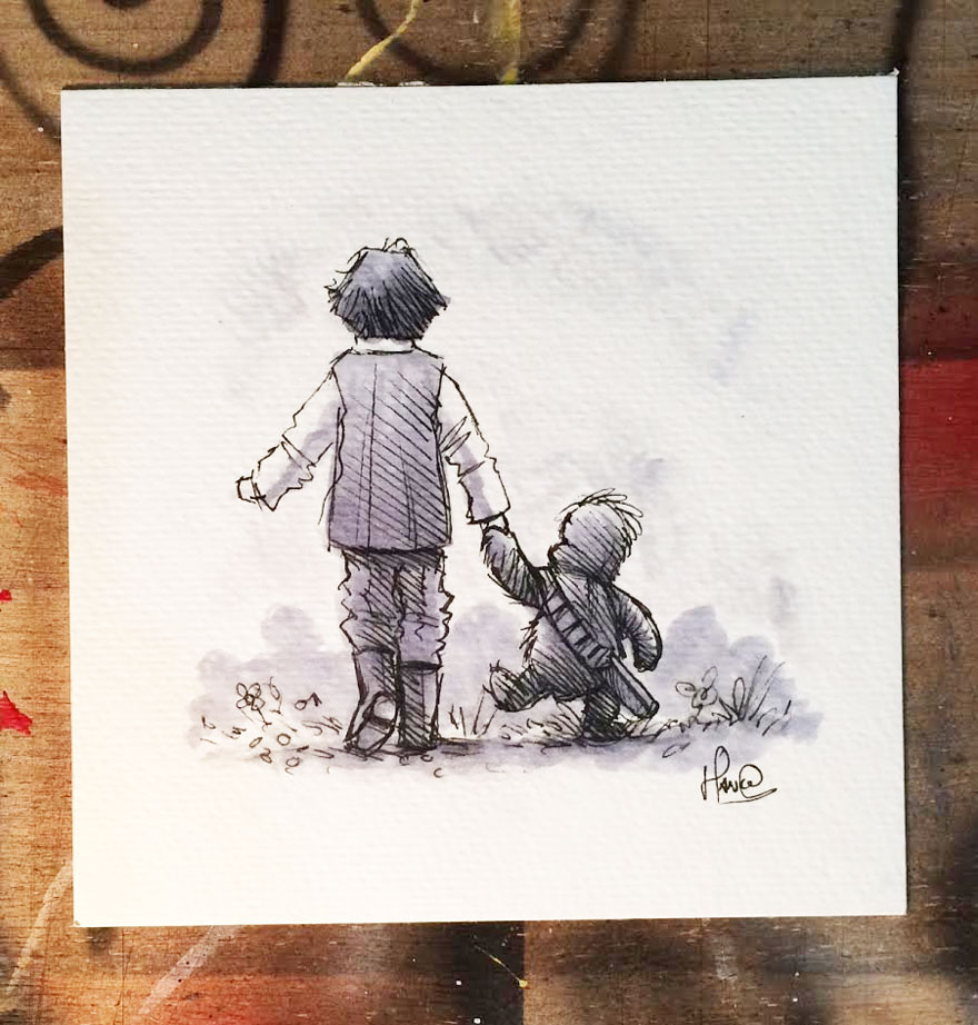 Star Wars Characters Reimagined As Winnie The Pooh And Friends