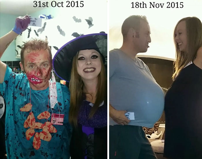 Guy Hides Marriage Proposal In Every Photo With His Girlfriend For Months Guy Hides Marriage Proposal In Every Photo With His Girlfriend For Months