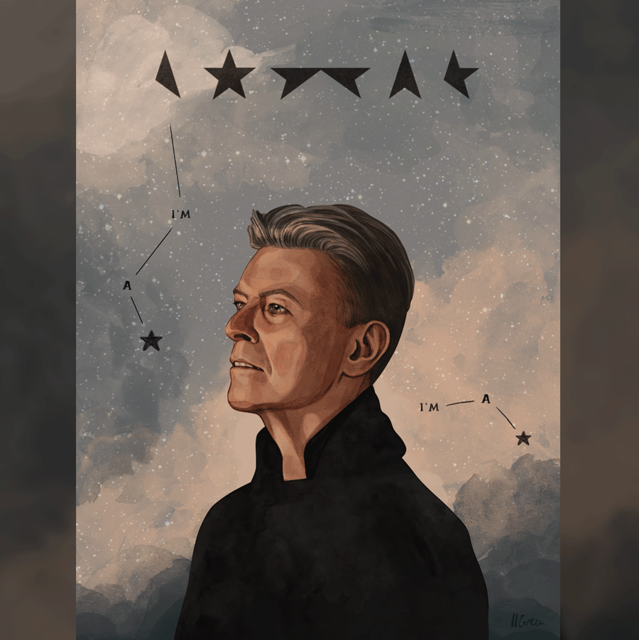 Artists Pay Tribute To Late David Bowie (289 Pics)