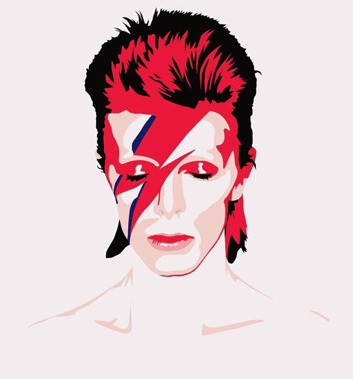 Artists Pay Tribute To Late David Bowie (289 Pics)