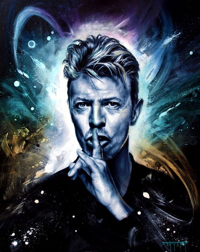 Artists Pay Tribute To Late David Bowie (289 Pics)