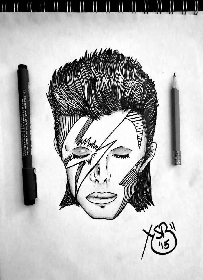 Artists Pay Tribute To Late David Bowie (289 Pics)