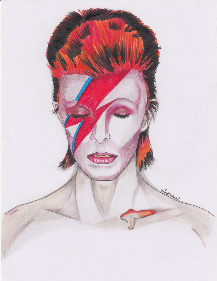 Artists Pay Tribute To Late David Bowie (289 Pics)