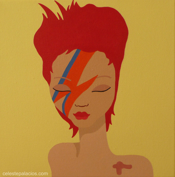 Artists Pay Tribute To Late David Bowie (289 Pics)