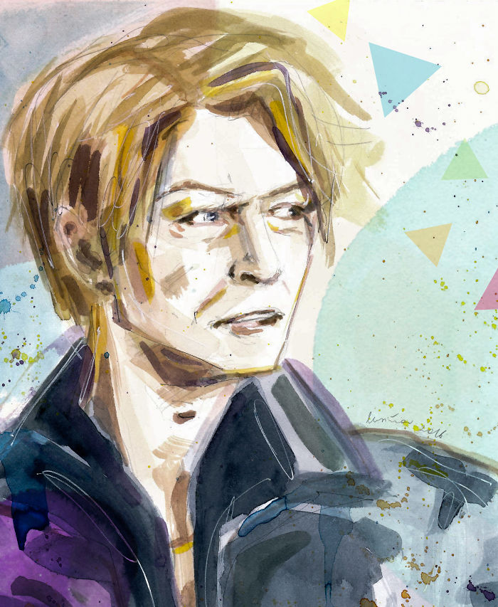 Artists Pay Tribute To Late David Bowie (289 Pics)