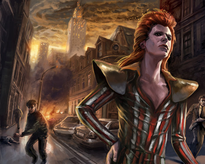 Artists Pay Tribute To Late David Bowie (289 Pics)